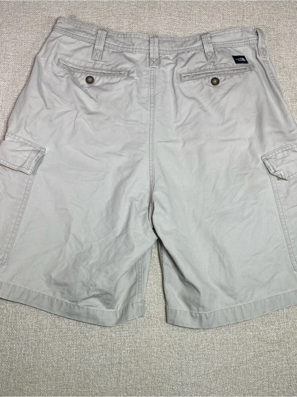 The North Face Cargo Shorts Men 34 Khaki Tan Outdoor Hiking Utility Casual Trail
